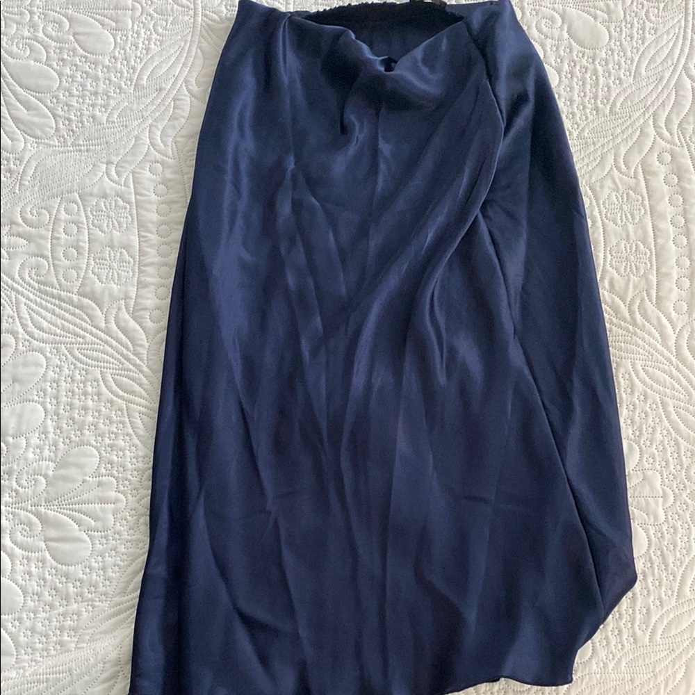 Elegant Navy Blue Women's Skirt
